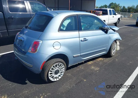 2013 Fiat 500 Lounge from USA, damaged, VIN 3C3CFFCR1DT514297